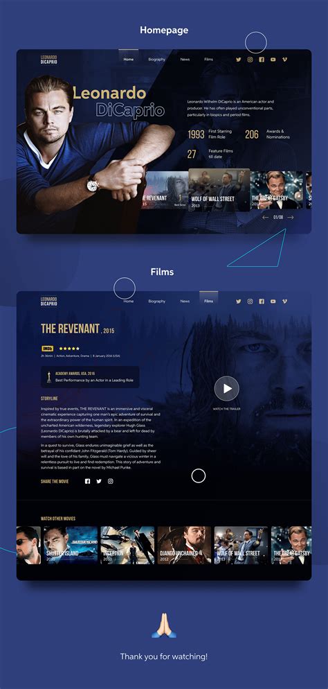 leonardo dicaprio website